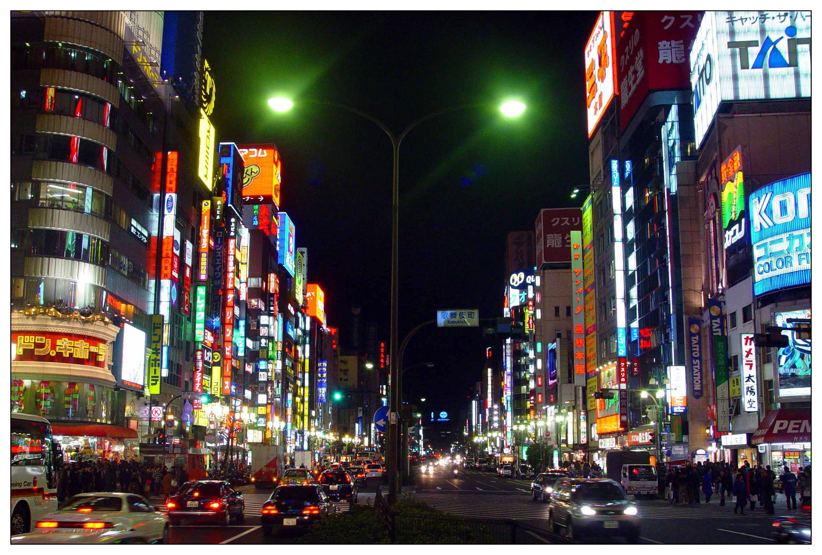 日本街道风景图片高清图片